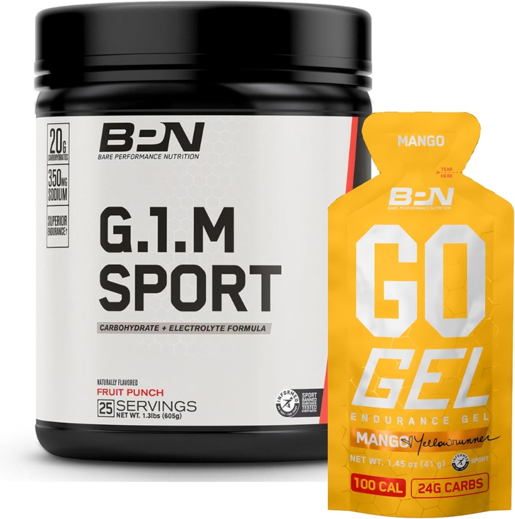 BPN G.1.M. Sport Endurance Training Fuel & Go Gel Endurance Gel Mangga Bundle