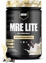 REDCON1 MRE Lite Whole Food Protein Powder, Vanilla - Low Carb & Whey Free Meal Replacement with Animal Protein Blends - Easy to Digest Supppplemen Dibuat dengan MCT Oils (20 Pelayan)