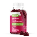 Vareey Beet Root Gummies 4000mg dengan Tart Cherry - for Healthy Blood Support - Vegan, Gelatin Free, Gluten Free - Tasty Chewable Berry Beet Flavored Gummy