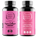 Happy Healthy Hippie Provinsi Vaginal untuk Women & Vegan Collagen Builder Collagen Pills