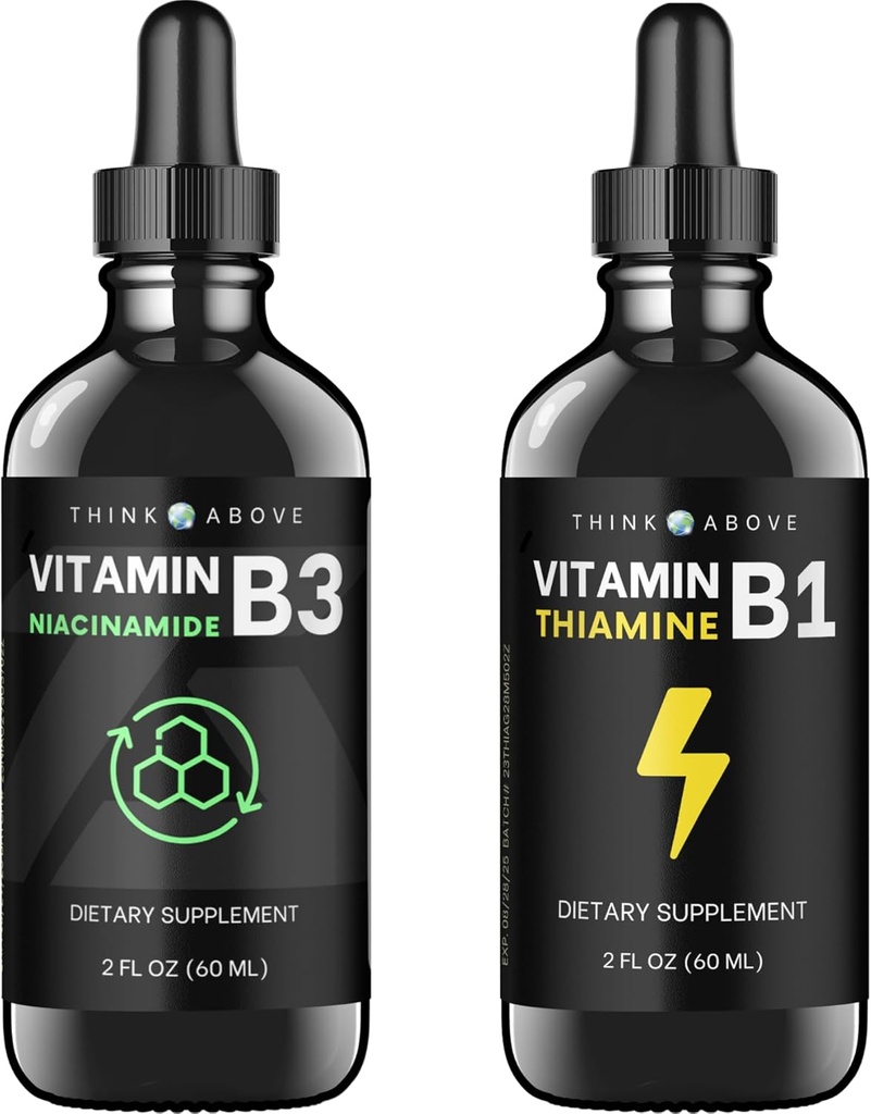Liquid Vitamin B3 + Cair Vitamin B1-2oz 60 ml per Botol