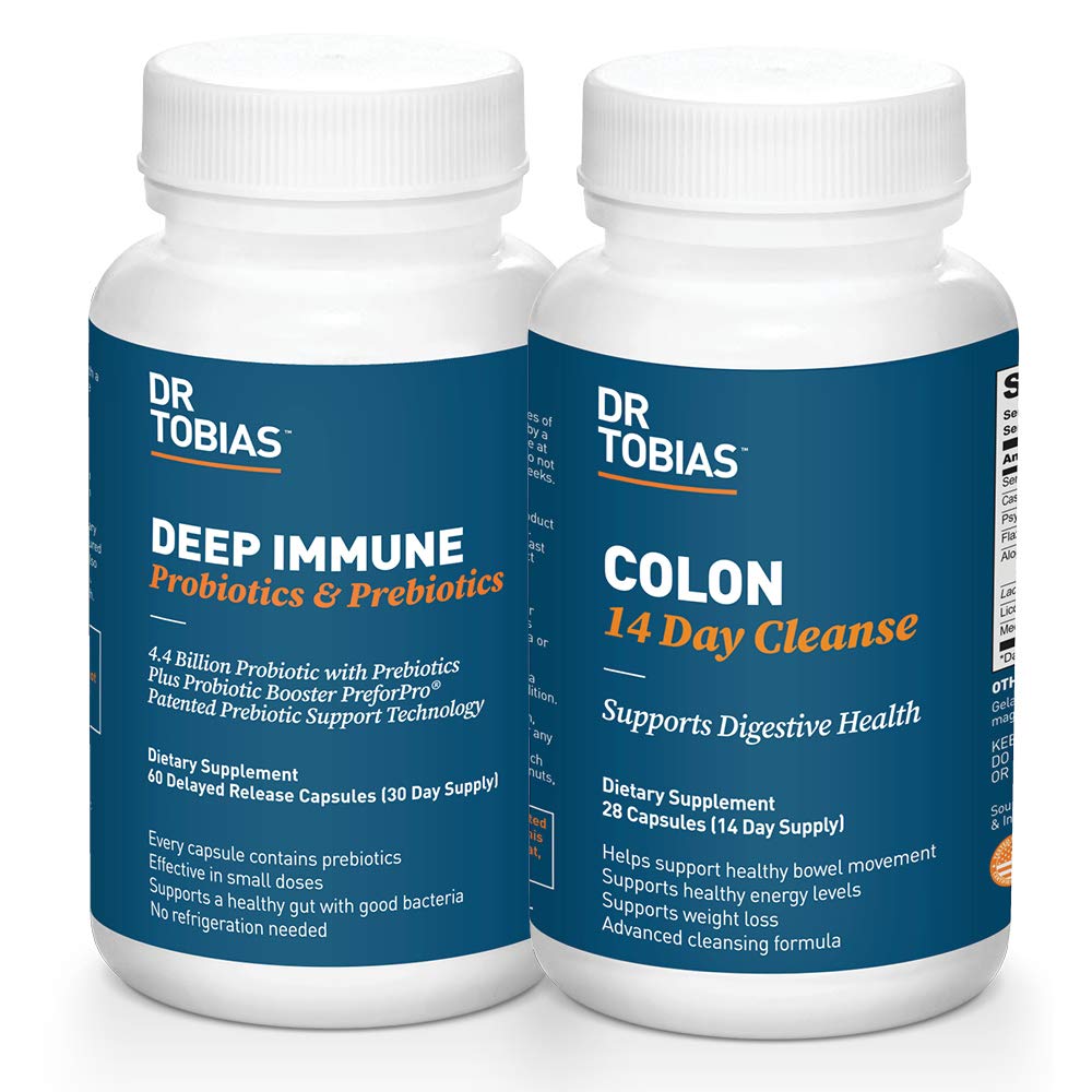 Dr. Tobias Digetical Kickstarter Bundle dengan Colon 14 Day Cleanse & Deep Immune Progories & Pregories