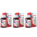 Dona Crystalline Glucosamin Sulfate, 750 Mg, Pil Tambahan Bersama untuk Komfort Knee & Dukungan Kesehatan Gabungan, 750 Mg, 60 Cacah (3 Pack)