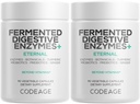 Codeage Digetical Enzymes Supplemen 3- Bulan - 14 Enzymes Digetical, Progories, Prefered Botanicals, Pembangkit Multi Pankreas Enzymes - 1 Kapsul hari - 2 - Pack