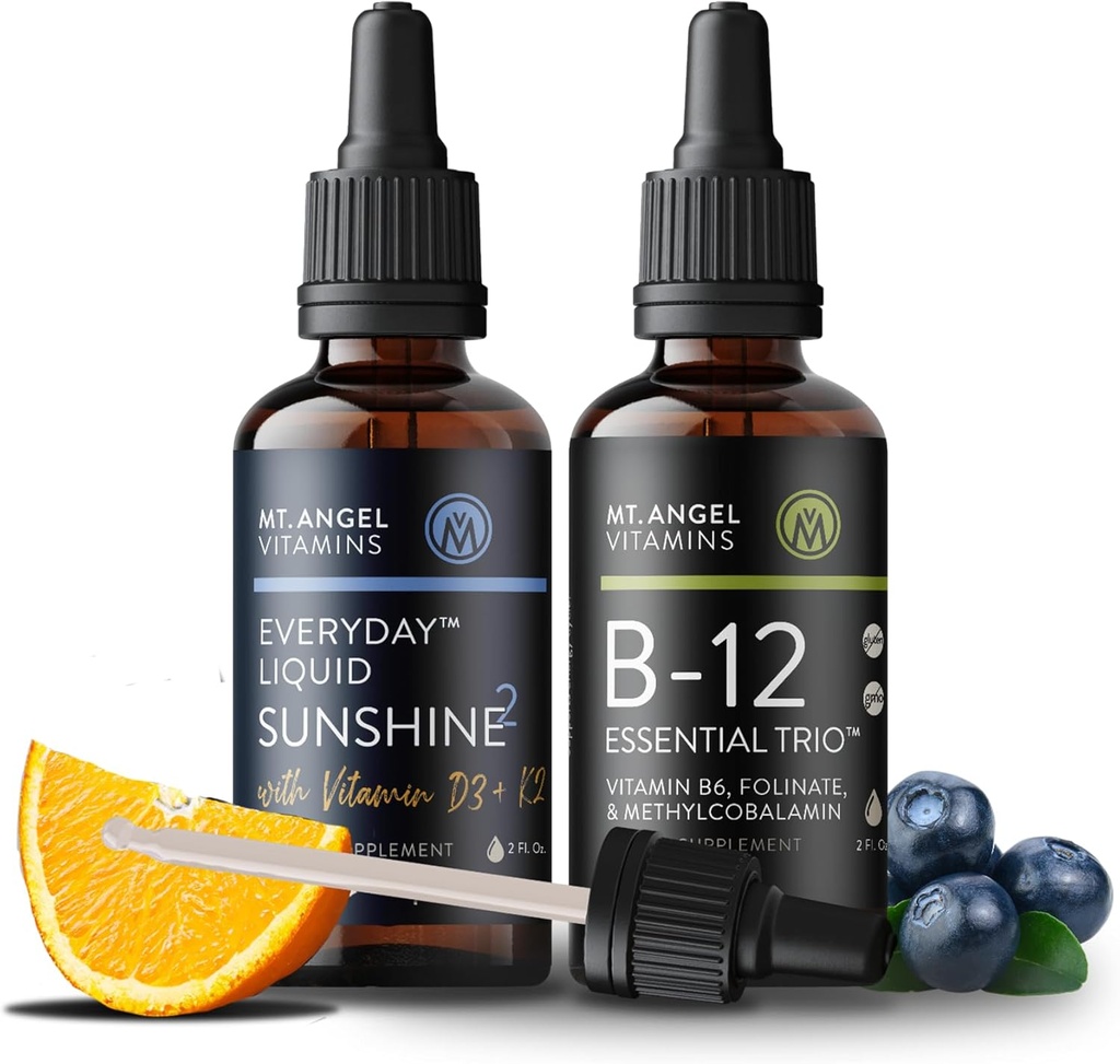Gunung Angel Vitamin B12 Escalypse Trio + hari Liquid Sunshine2 D3 + K2