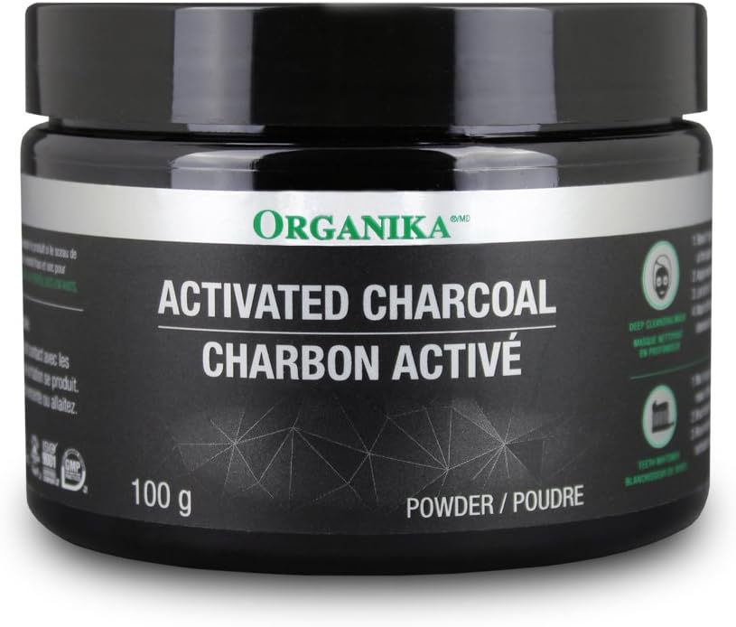Organika Arang Powder diaktifkan, 100 GR