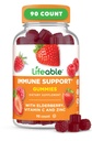 Lifeable Imune Support gummies for Adult 124; Elderberry Vitamin C dan Zinc 124; Great Tasting Elderberry Immune Support Gummies: 124; Gummies Keabadian untuk Orang Dewasa, Pria, Perempuan 124; 90 Gummi