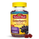 Nature Made Elderberry dengan Vitamin C dan Zinc, Dietary Suplement for Immune Dupport, 100 Gummies, 50 Day Supply