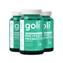 Suplemen Nutres Goli, Pra + Post + Progetic Gummy - 180 Cacah - 3 pertama di dunia - 1 Gluten- Bebas, Vegan, Non- GMO, dan Gelatin- Bebas.