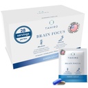 Suplemen Fokus Otak TAHIRO - Suplemen Otak untuk Memori dan Fokus - Pendukung Otak Alam dengan Gingko Biloba, Panax Ginseng, Herbal Ekstraksi - Tidak-GMO Vegan Booster Otak - 28- Paket