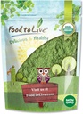 Makanan untuk Hidup - Organik SuperGreens Powder Blend, 8 Ounces - dicampur Kale, Moringa, Spirulina, Popper Wheatgrass. Bukan-GMO, Murni, Vegan, Bulk. Kaya di Antioksidan, Chlorophyll
