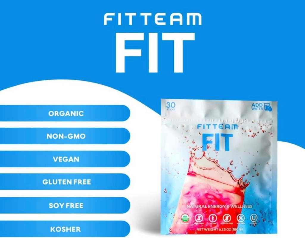 Fitteam Fit 30 Individual Sticks (30 Day Suply) New Improved Formula