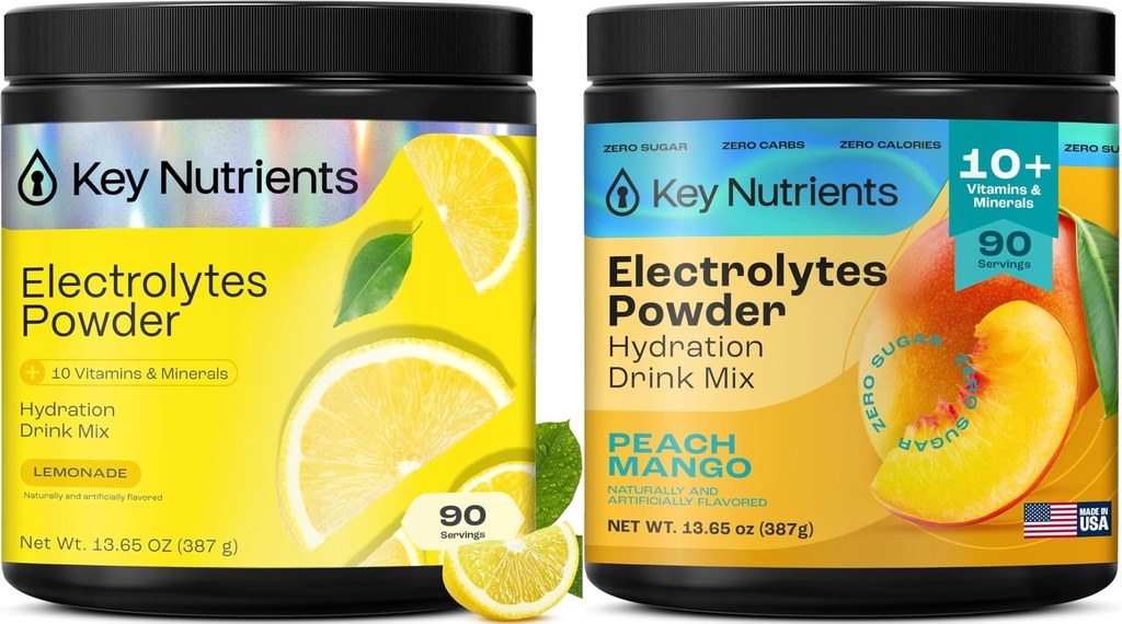 KUNCI NUTRIENTS Electrolytes Powder 90 Hamba + Peach Mango 90 Hamba