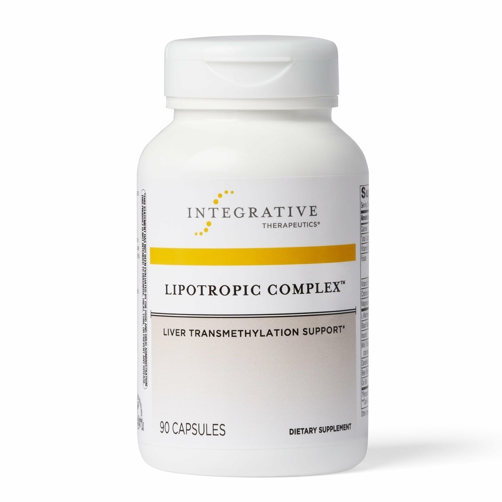 Kompleks Lipotropik Integratif - Kompleks Dukungan Hati untuk Orang Dewasa * - Termasuk Thistle Milk & Vitamin B6 dan B12 - Gluten- Free & Dairy- Free - 90 Count (45 Servings)