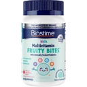 Biostime Kids Multivitamin Gummies with Progories & 11 Escetic Vitamins (Ages 4 +) 124; Multivitamin for Kids 124; No Added Sugar Fruity Bites 124; Free from Top 9 Allergens 144; 50 Count