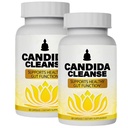 CandiFresh Candida Cleanse - Gut & Colon Dukung, Natural Herbal Formula, Include Oregano Leaf, Wormwood, Black Walnut, Caprylic Acid- 1, 60 Capsules (2)
