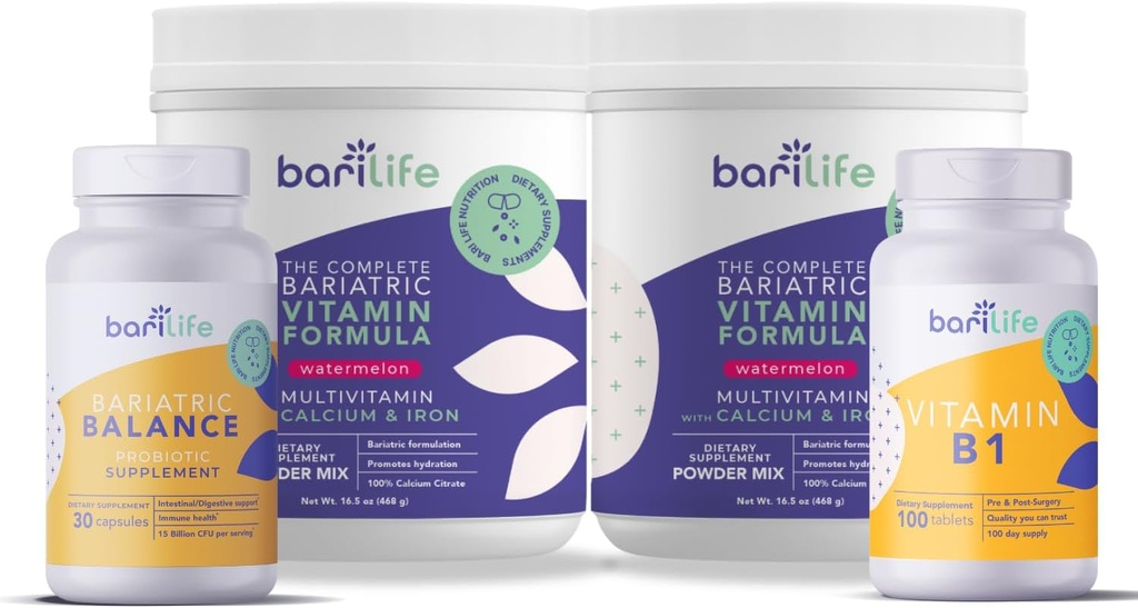 Bari Life Duodenal Switch Starter Kit dengan Powder Watermelon dan Probiotic 30 dan Vitamin B1