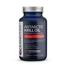100% Murni Krill Oil 10000mg, Omega 3, Tertinggikonsentrasi 56% Phospholipids, Choline & Astaxanthin, Disediakan Antartika SuperbaBoost, DHA, EPA, Heart, Otak, Eye & Skin Care, No Fish Oil