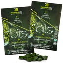 Chlorella Algae-Algae RECOVERYbits Organic Algae, Super Food, Murni Algae Hijau, Protein Tinggi dan Fiber, Chlorofil, Tembok Sel Cracked Tidak-Digarukan, Imuniune Boosting dan Detox, NON-GMO, 60 tablet