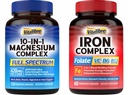5-in- 1 Tambahan Besi & 10- in- 1 Kompleks Magnesium