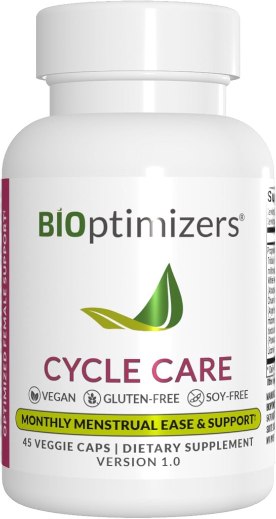 BIOptimizers - Dukungan Siklus - Dukungan Periode untuk Perempuan - Bloating dan Relief Menstrual - 45 Kapsul