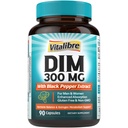 Tambahan DIM bagi Perempuan & Men, Estrogen Metabolisme, Hormone Balance & Menopause Dukungan, DIM 300 mg dengan Ekstrak Pepper Hitam, Absorpsi Tinggi, 90 Kapsul