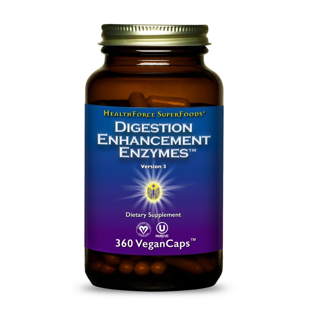DISTALFORCE SUPERFoods Enhancement Enzymes - 360 Vegan Capsules