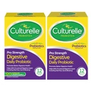Culturelle Pro Strength Daily Probiotic, Digetical Kapsules, Programmed Probiotic Strain Proven (Dukungan Digetical & Imune Health, Gluten & Soy Free, 4 Bulan Suply, 60 Count (Pack of 2)