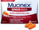 Mucinex Sinus- Max PAST Relief Caplets, 20 Count