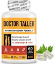 Nost Doctor Taller - Bone Strength Supports, Enhance Immune System - Keto with Calcium, Vitamin D3, Vitamin K2, Amino Acids & Herbs for Children (8 +) - 60 Vegan Capsules 124; 1 Bulan Supply