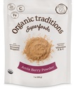 Tradiasi organik Amla Berry Powder, bubuk Amla India Goseseberry, non-GMO bubuk buah Superfood, 7oz (200g) Bag