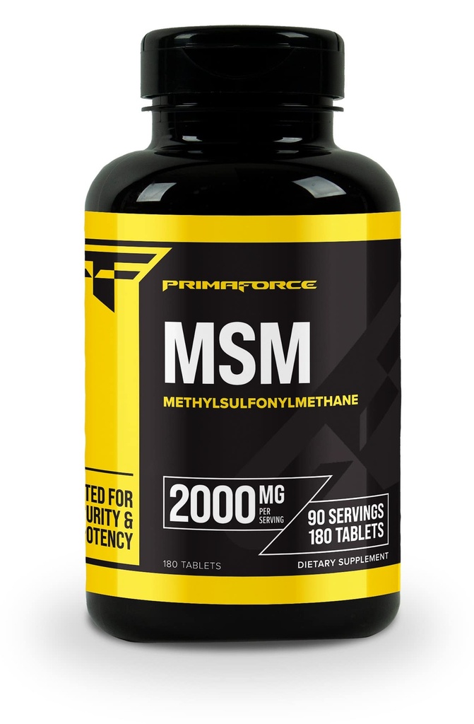 Pasal MSM Tablet 2000mg Serving, 180 Tablet, 90 Hamba
