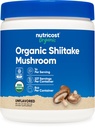 Nutricost Organic Shiitake Mushroom Powder 8oz - 100% Organik Disertifikasi, Gluten Bebas, Non- GMO
