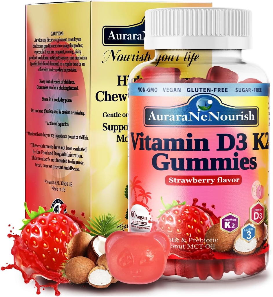 Suplemen Bone, Teeth, Ammune, Heart & Digest Health, Calcium Absorpsi D3 dan K2 (MK-7) Berdasarkan PLTN