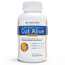 Gut Alive - All Natural Support to Fight IBS, Heartburn, Acid Inditrable, Acid Reflux, Bloating & Gas. Unik Formulasi (60 Cacah (Paket 1))