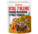 Ellie 's 7 Mushroom Powder Extract Organic Blend - Reishi, Lion Mane, Chaga, Turkey Tail, Cordyceps, Maitake & Shiitake - Double Extracted - Pure No Fillers - 8oz / 228 1g Servings...
