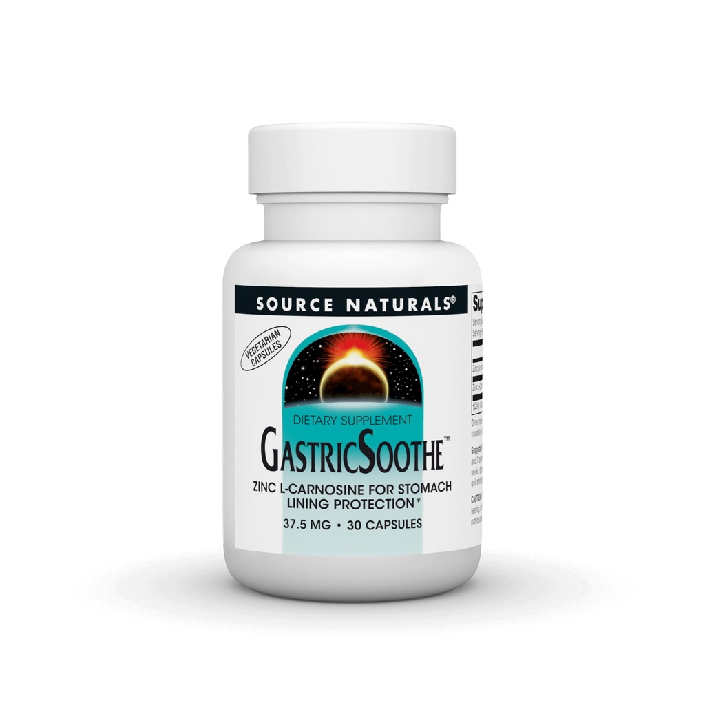 Sumber GastricSoothe Zinc L- Carnosine * - 30 Vevgie Caps