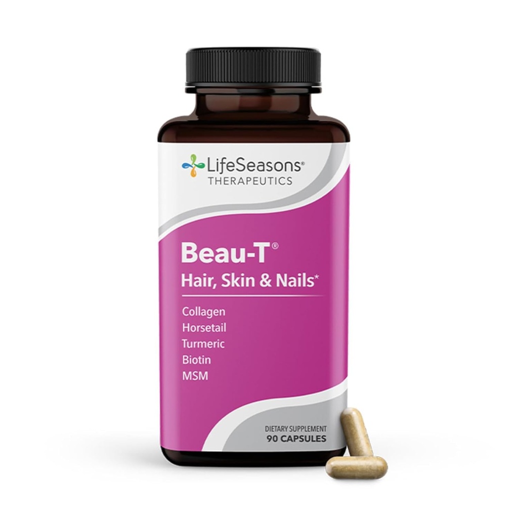 LifeSeassons Pausitivi- T & Ageless Skincare - Menopause Suplemen Dukungan - Relief untuk Hot Flashes, Hormone Imbalance & Night Sweats - Sage, Chasteberry, Soy Isoflavones & Black Cohosh