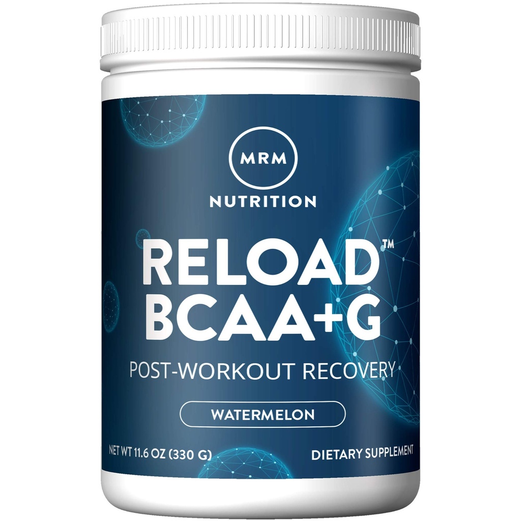 MRM Nutrition Reload BCAA + G Post-Workout Rekout 124; Watermelon Flavored 14; 9.6g Amino Acids 124; dengan CarnoSyn ® 124; Pemulihan Otot 124; Keto Friendly 124; 26 Servings