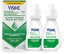 Visine Allergy Eye Relief Multi- Action Antihistamin & Reherness Reliever Eye Drops with Pheniramine Maleate & Naphazoline HCI, Eye Drop Treatment for Red, Itchy, Allergy Eyes, 0.5 Fist, 2 Pack