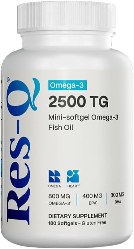 Res- Q 2500 Omega- 3 Fish Oil Mini Gel Capsules