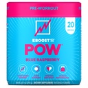 EBOOST POW Natural Pre Workout Powder - 20 Pelayan - Blue Raspberry - Suplemen PreWorkout untuk Performance, Dukungan Gabungan, Energi - Pria dan Wanita - NON-GMO, Gluten- Free, No Creatine