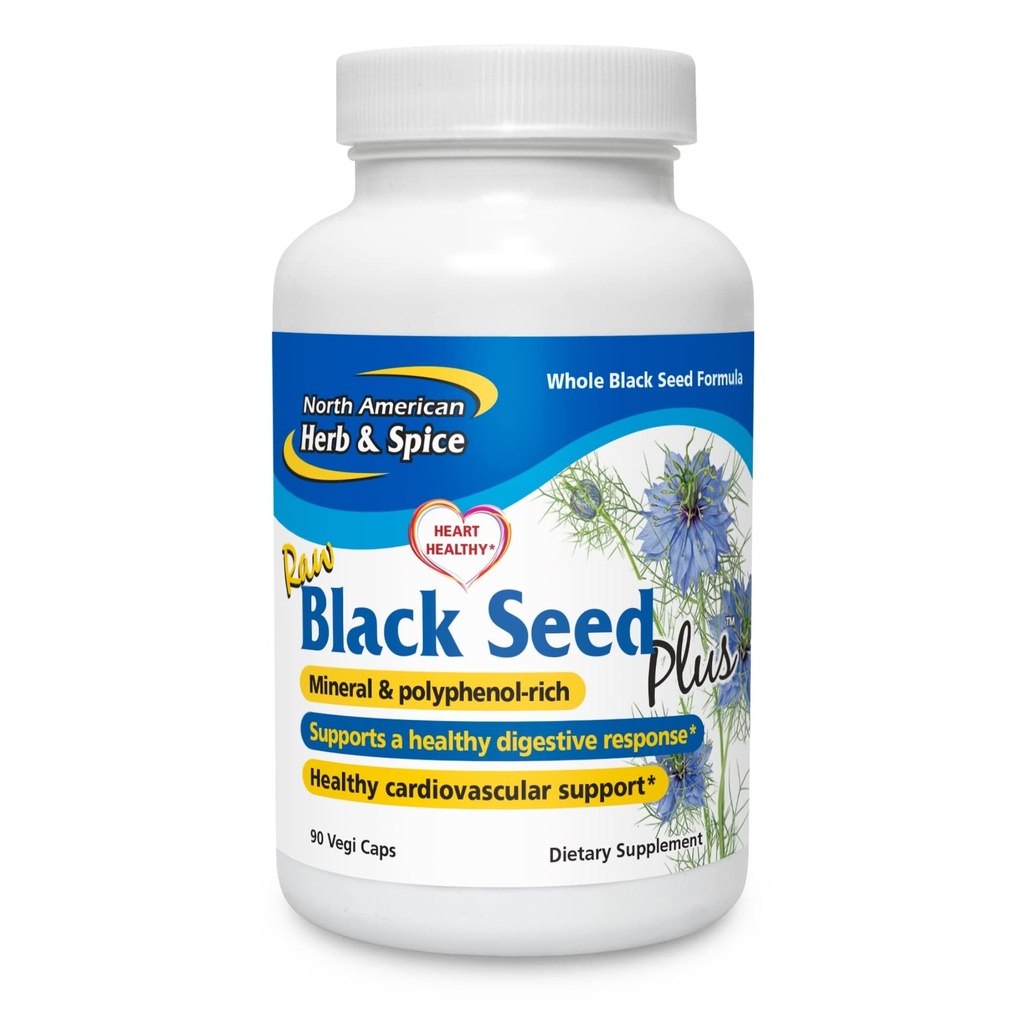 Herb Amerika Utara dan Spice, Benih Hitam Plus, 90-VCaps
