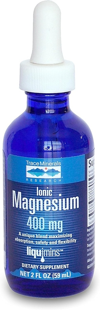 Telusuri Penelitian Mineral Ionic Magnesium - 4 oz - Dapat membantu dengan Kram Otot dan Fatigue Muscle
