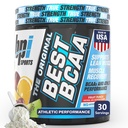 BPI Sports Best BCAA Powder - Dukungan Muscle Recovery - Branched Chain Acids 126; Building Blocks of Protein and Muscle - Post Workout Recovery - Hidration - Fruit Punch, 30 Servings