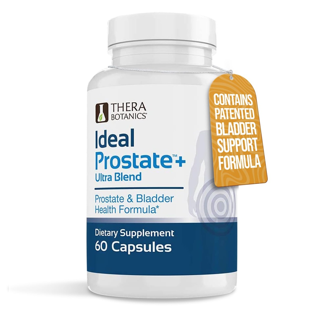 Advanced Men 's Prostate Support by Ideal Prostate Plus Ultra with Reishi Mushroom, Saw Palmetto, Lycopene dan More for Natural Relief
