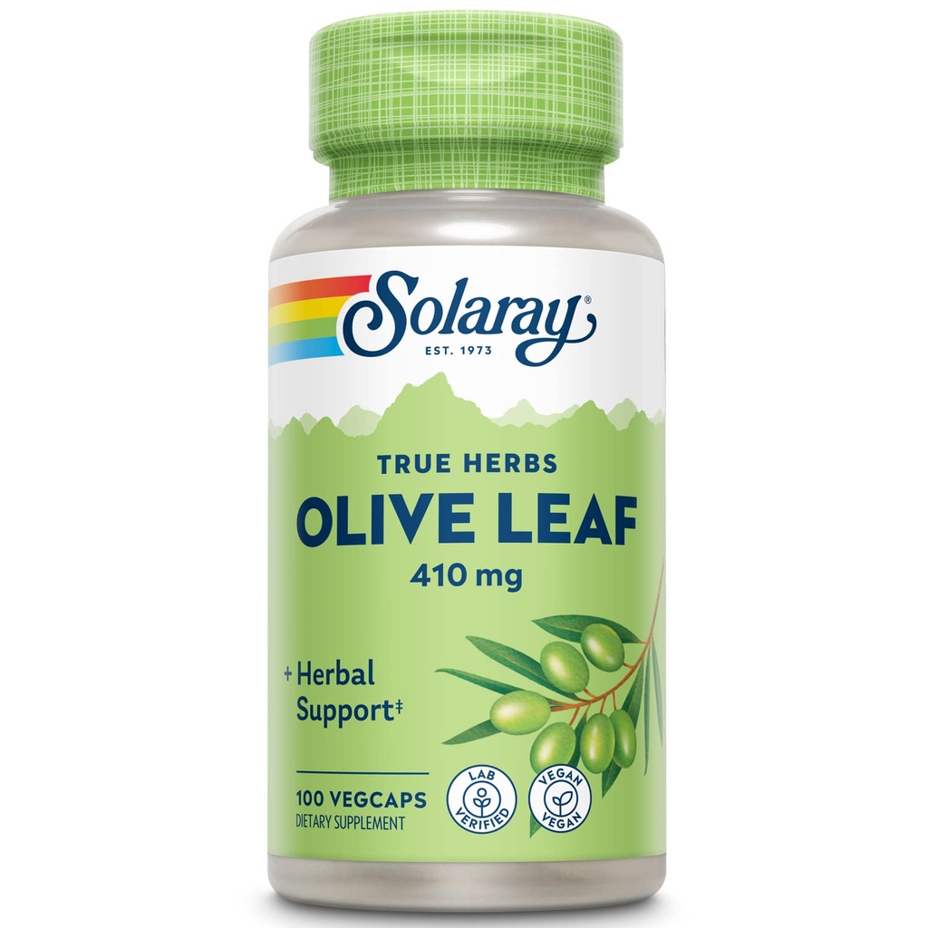 Filaray Olive Leaf Capsules, 410 mg 124; 100 Cacah