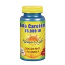 Nature 's Life Beta Carotene 25,000 IU 134; Membantu Mendukung Fungsi Ketahanan Sehat & Skin & Eye Kesehatan 124; Tambahan Diet Antioksidant 124; 250 Softgels