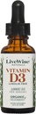 Livewise IU per Drop, Support, Vitamin D3, Vegan, Non- GMO, Plant-Based, 200 IU per Drop, Support Imune, Bone, and Mood Health, Easy- to-Absorb, in MCT Oil 1,000 IU