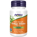 Sekarang Makanan Suplemen, Ginkgo Biloba 120 mg, Kekuatan Ganda, Proyek Non-GMO Diverifikasi, 50 Veg Kapsul